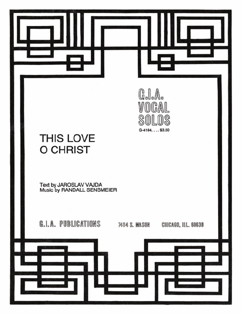 This Love, O Christ - Instrumental Part